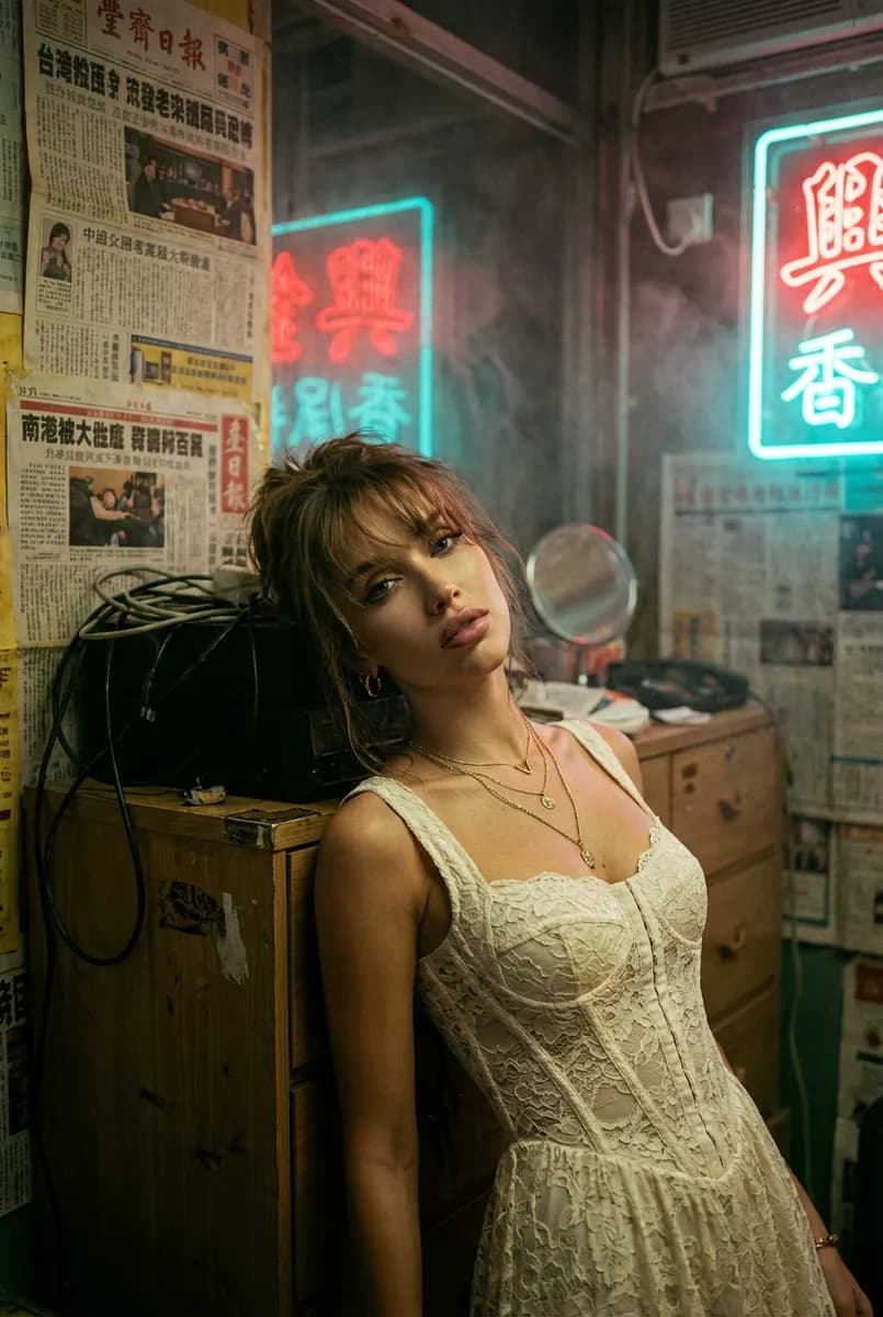 Неоновый портрет