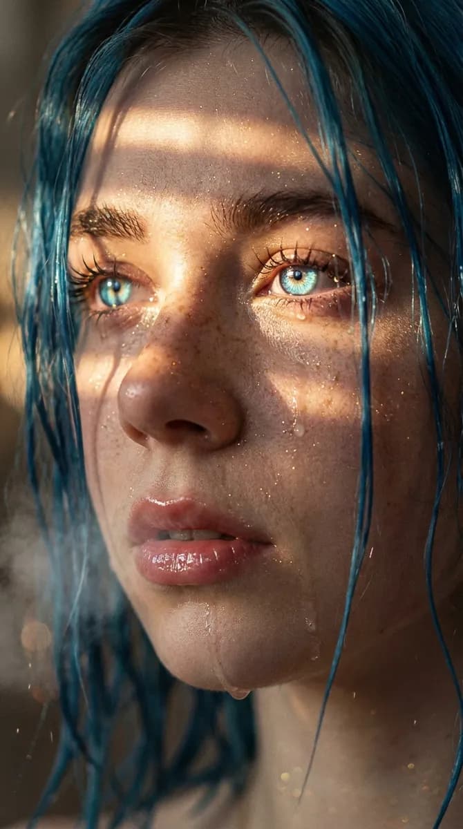 Готическая фотосессия — тёмные и драматичные образы: Ледяная грусть